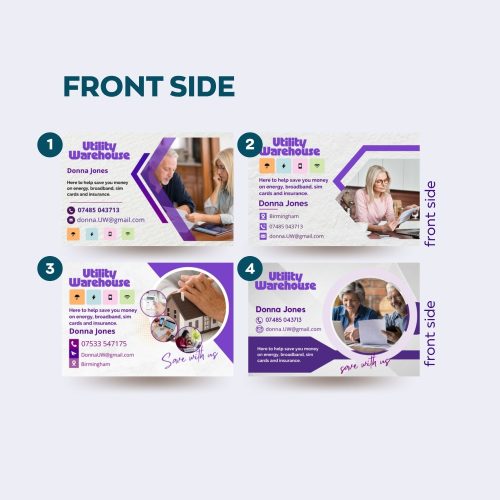 UW Warehouse Business Cards – 85 x 55 mm (Premium Quality)